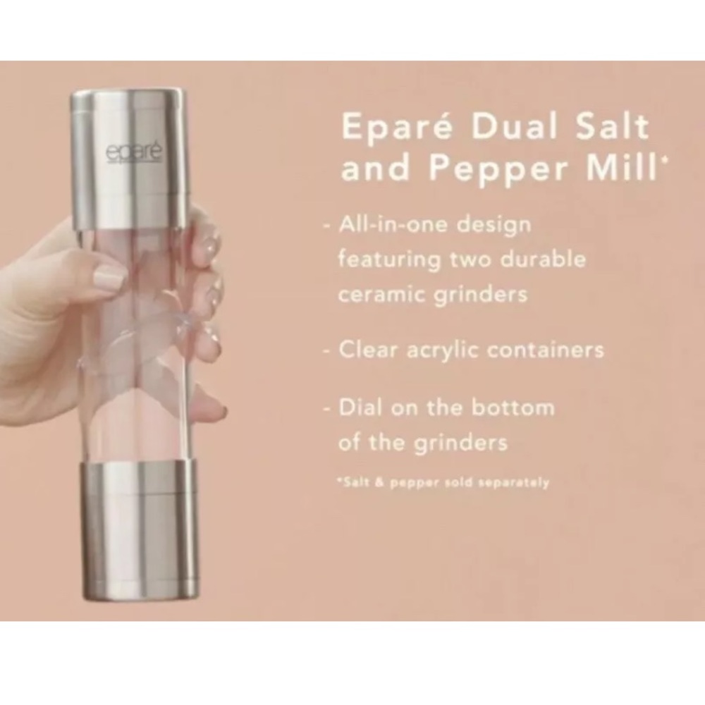 Fabfitfun epare Salt & Pepper Mill